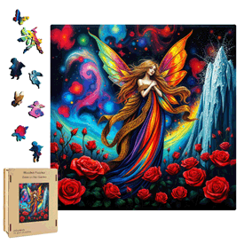 Dawn in Her Garden Fairy Puzzle